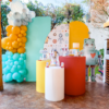 2 DECO PERSONALIZADA CELEBRA MUY FELIZ