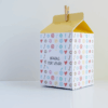 CAJITA MILK MIDI SHAKER PERSONALIZADA