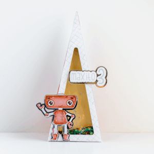 CAJITA PIRÁMIDE GRANDE SHAKER PERSONALIZADA